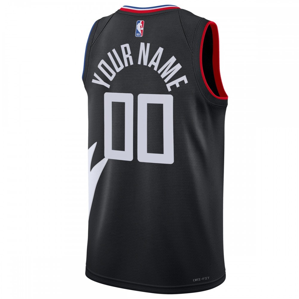 LA Clippers Jordan Brand Unisex 2022/23 Swingman Custom Jersey - Statement Edition - Black-Pro Kit Vault | Brand New 26/27 Sports Jerseys